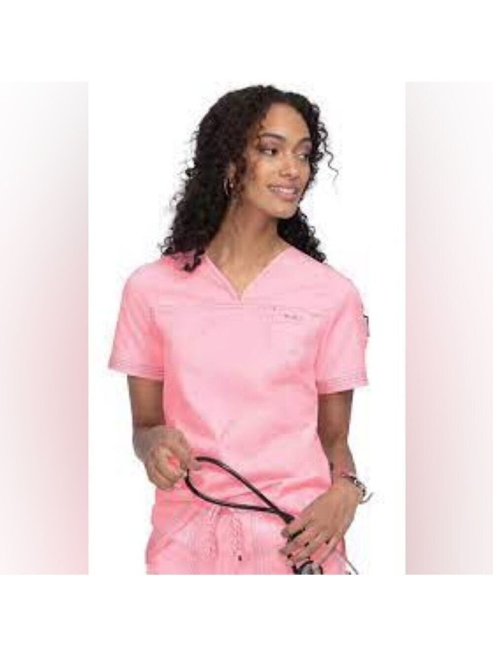 koi Stretch Georgia 2-Pocket Tuck-In Scrub Top